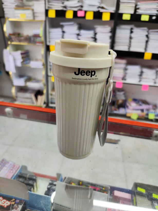 تراول ماگ Jeep – طراحی مقاوم و شیک برای سفر و استفاده روزمره
